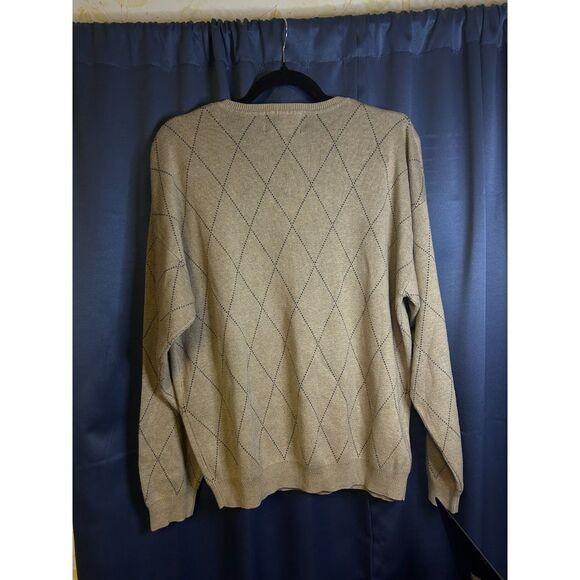 VINTAGE Woods and Gray 90s Men's Sweater LARGE 55% Acrylic 45% Cotton - Picture 4 of 4